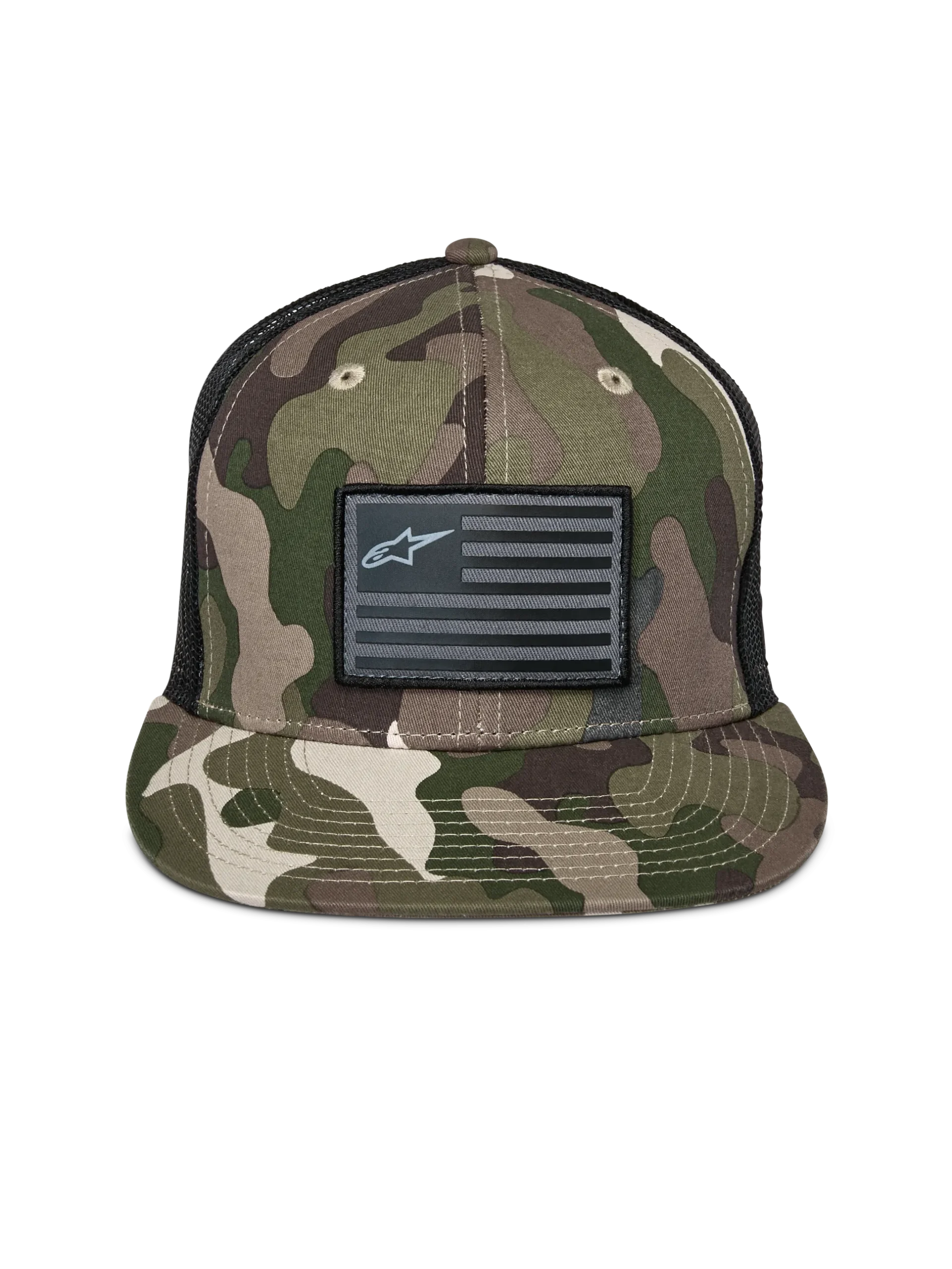 Flag Flat Trucker Hat