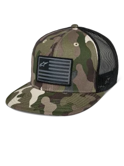 Flag Flat Trucker Hat