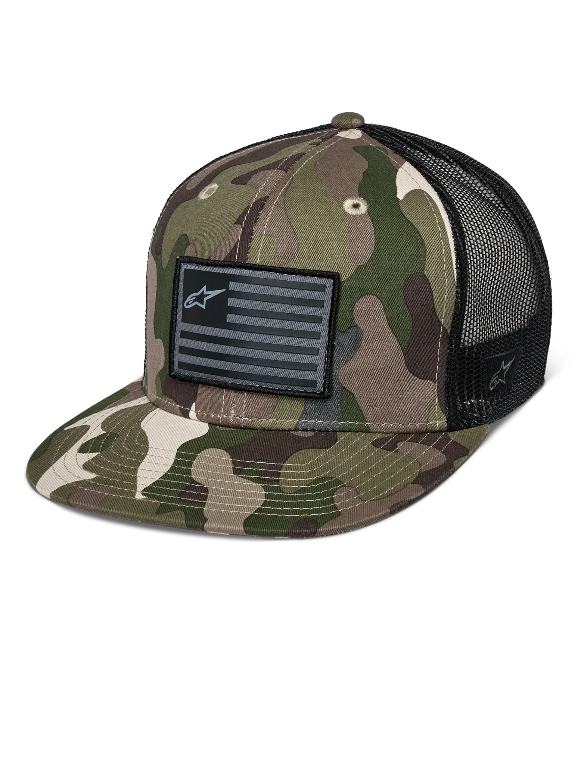 Flag Flat Trucker Hat