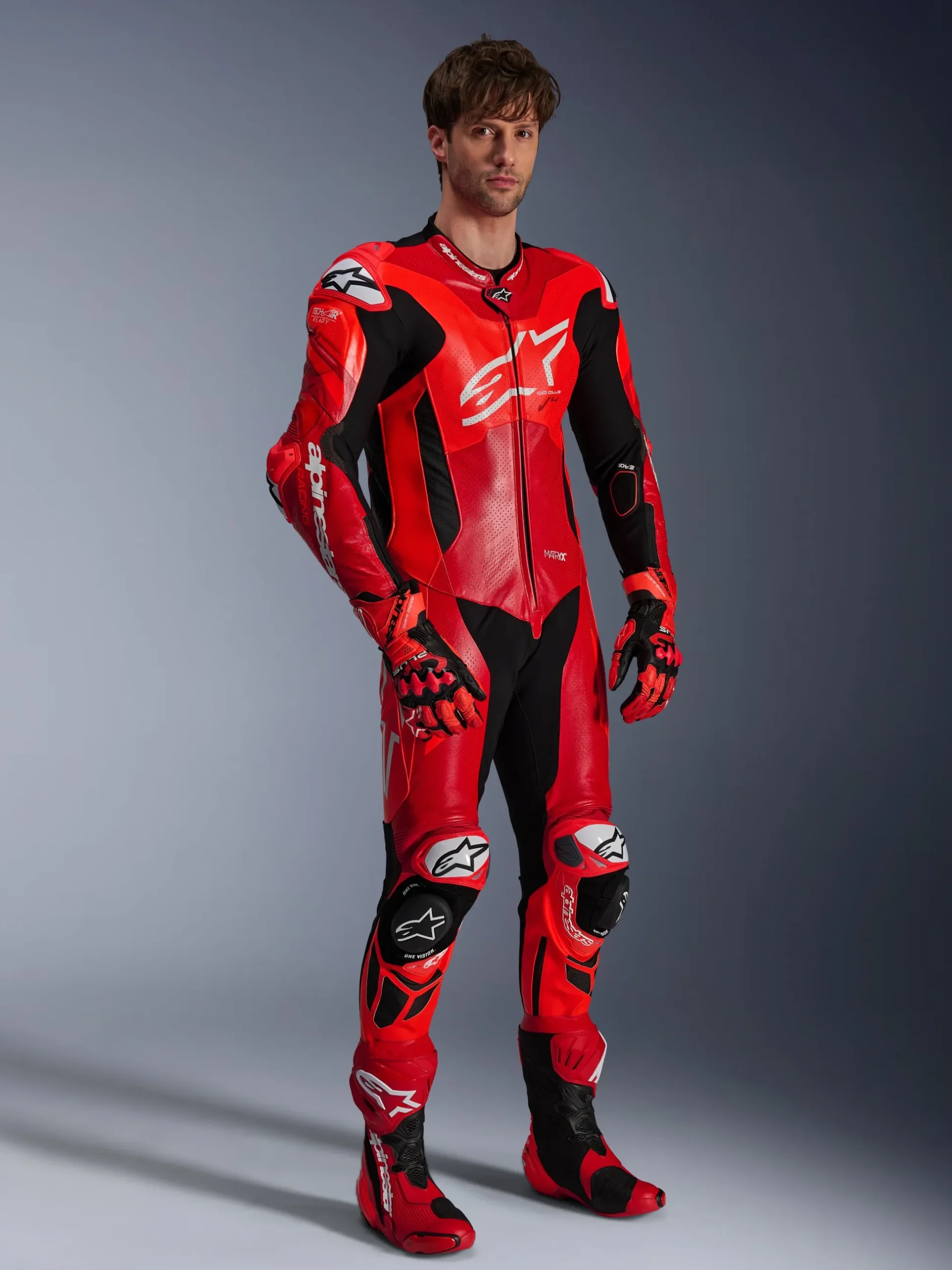 Gp Plus V4 Sprint Leather Suit - 1Piece
