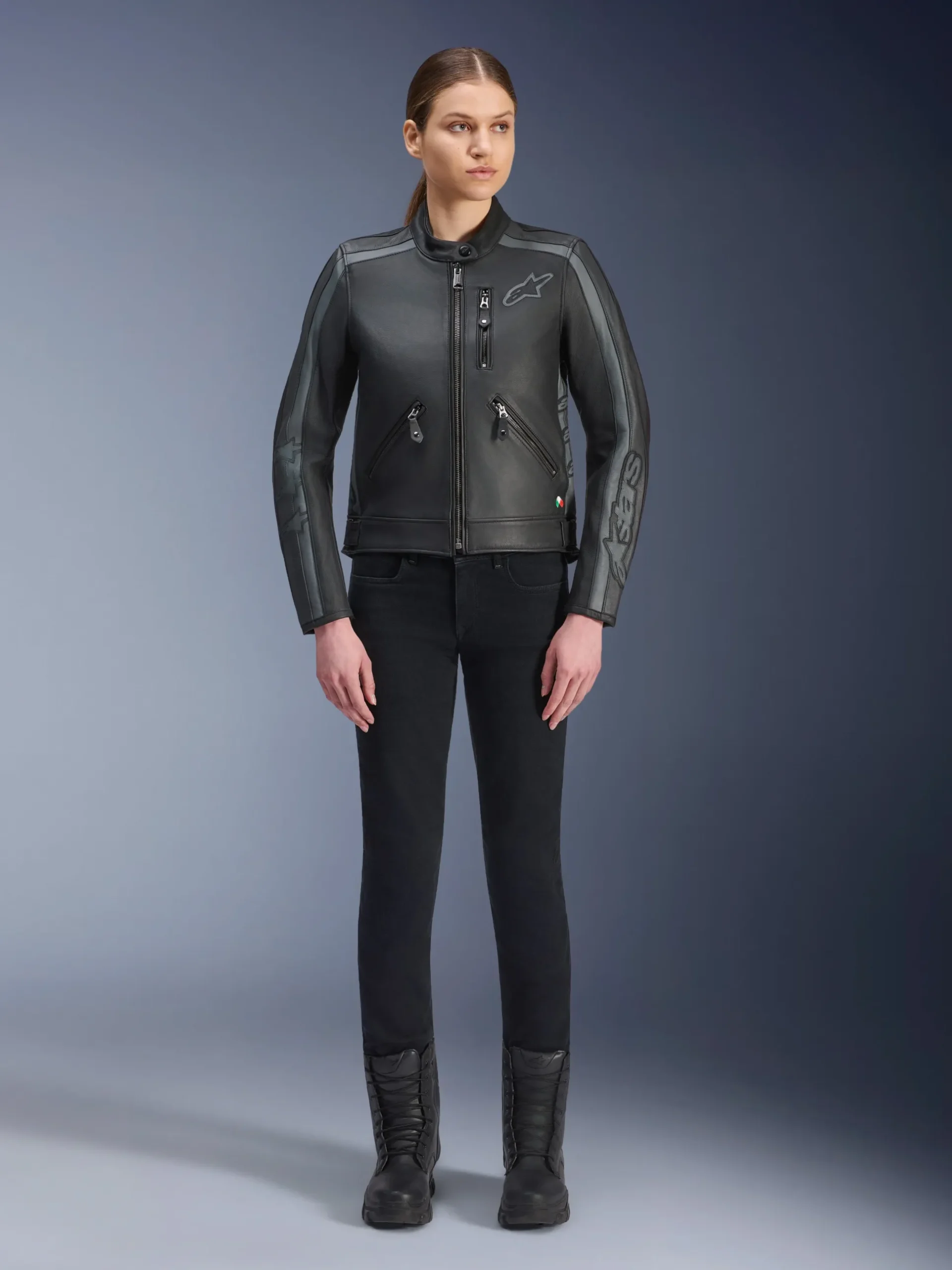 Women Stella Dyno Leather Jacket