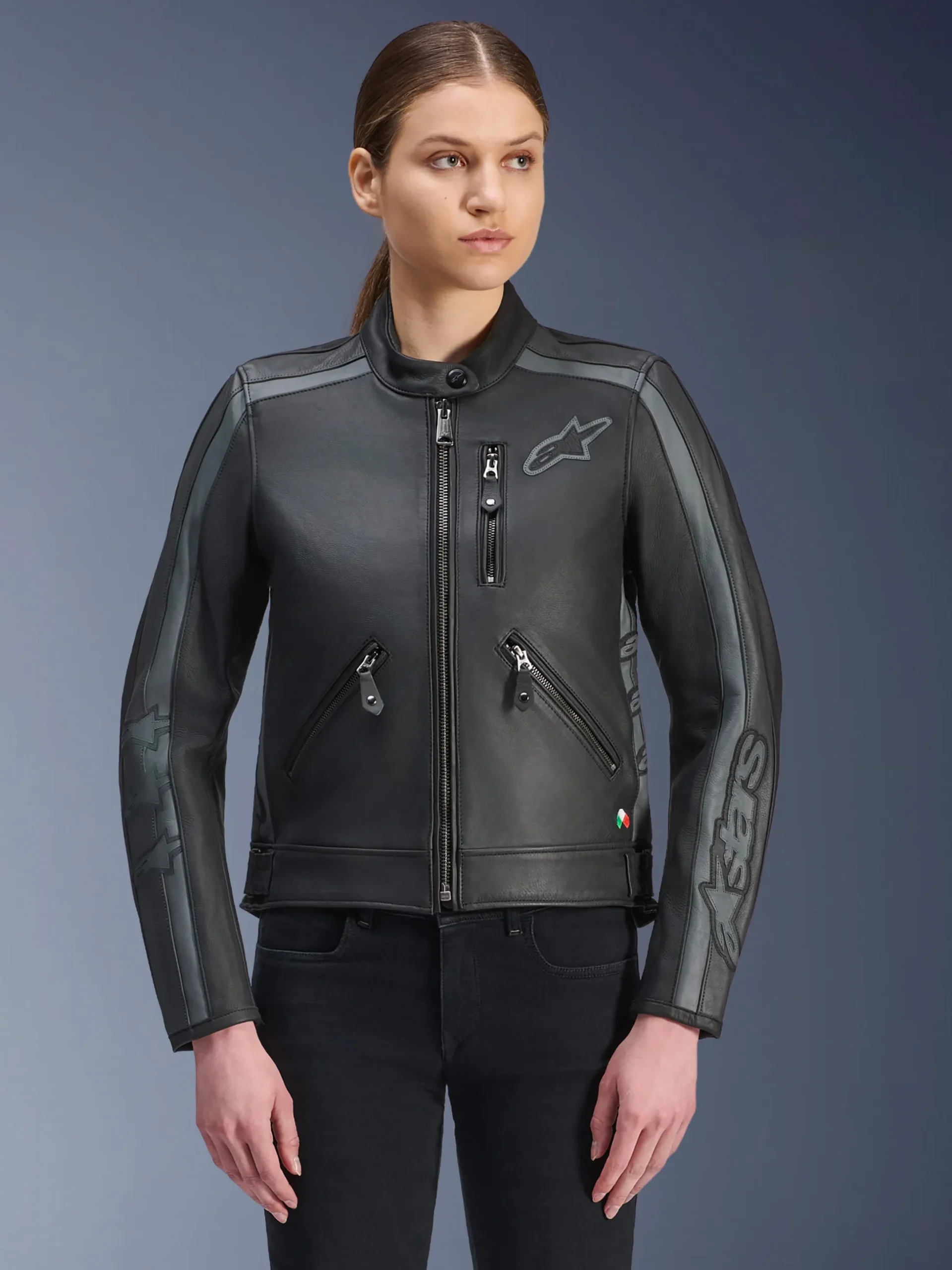 Women Stella Dyno Leather Jacket