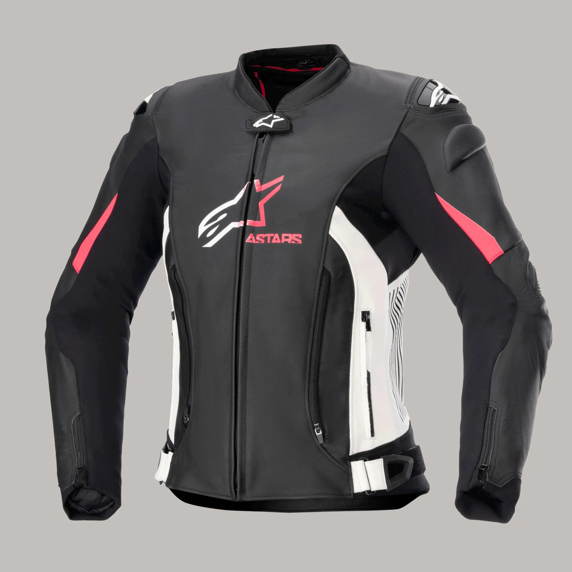 Women Stella GP Plus V4 Leather Jacket